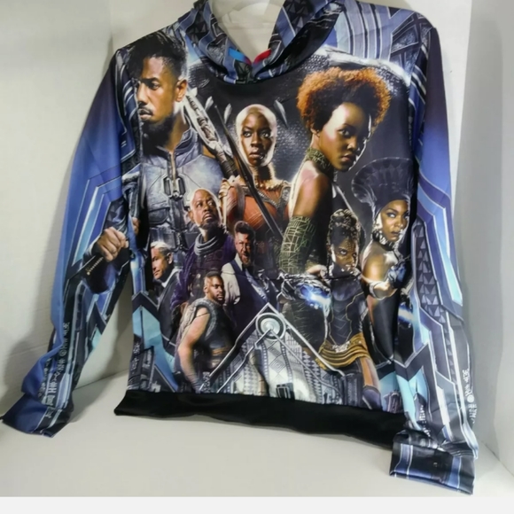 Cosplay Men's/Women's Size Small Multicolored 3D Graphic Hoodie Sweatshirt - Picture 4 of 10